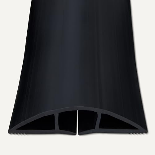Amazon Basics 6ft NKK-004B Floor Cord Cover, 2.6in Diameter, Black