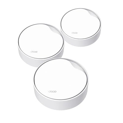TP-Link Deco X50-PoE(3-Pack) Mesh WiFi System – Dual-Band, 3000 Mbps, Indoor, 3 Units