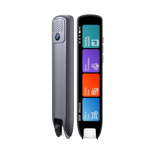 MOIDYOU Scan Translation Pen Bluetooth Wi-Fi 1.29"D x 6.25"W x 0.54"H 2.56 Ounces Office Products