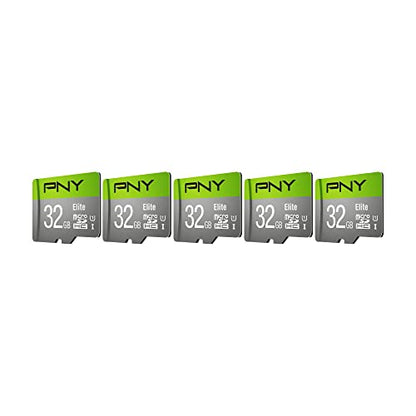 PNY 32GB Elite Class 10 U1 microSDHC Flash Memory Card - 100MB/s Read Speed