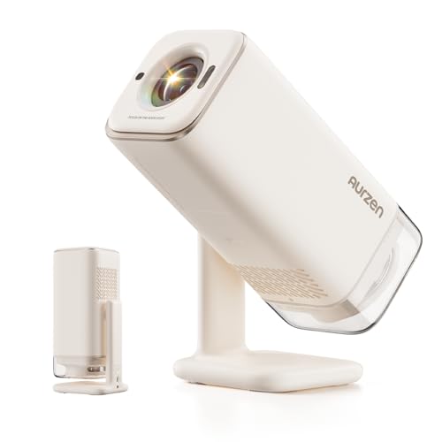 Aurzen D004 1080p LCD Portable Projector 300 ANSI Lumens Tabletop Mount