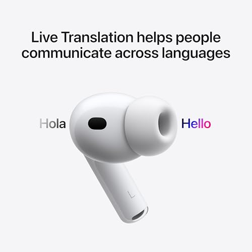 Apple AirPods Pro 3 Wireless Earbuds MFHP4LL/A 128KHz 4.5ms In-Ear Audio Device