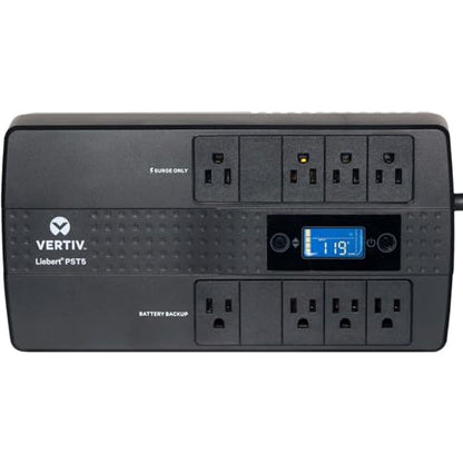 Vertiv PST5 UPS - 400 Watts 120V Tower Uninterruptible Power Supply 8 Outlets