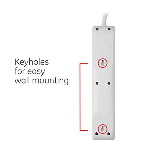 GE 6-Outlet Surge Protector 54629 125V 1.2A 800J 2 Pack