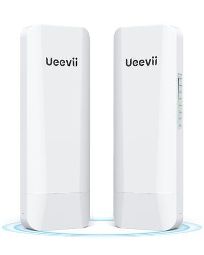 UeeVii 5.8GHz CPE453 Single-Band 100Mbps Point-to-Point Wireless Bridge for Outdoor Networking
