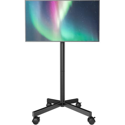 AX WABER 23-60 Inch AX1005TBM Black Floor Mount TV Stand