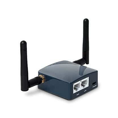 GL.iNet GL-AR300M16-Ext 2.4GHz Wireless Pocket Router - OpenWrt - 300Mbps Data Rate - Ethernet - USB Connectivity - Black
