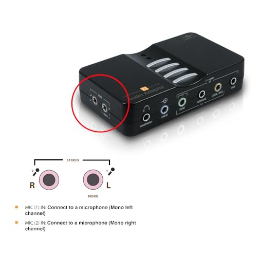 Vantec 7.1 Channel USB External Audio Adapter NBA-200U