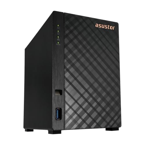 Asustor 10 x 5.98 x 12.99 inches AS1202T Network Attached Storage with 1.7GHz Quad-Core CPU