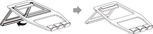Amazon Basics 13inch NCS201-B Stand 18° Tilt Foldable Aluminum Laptop Stand