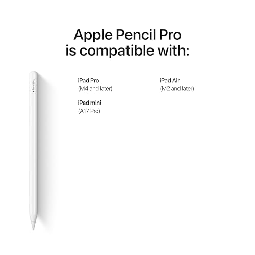Apple 8.25x2.25x0.75 inches MX2D3AM/A Pencil Pro Device Compatibility Specifics
