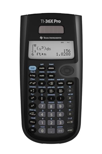 Texas Instruments TI-30X Engineering/Scientific Calculator | 2.62" LCD Screen | Battery Powered | Model 36PRO/TBL/1L1