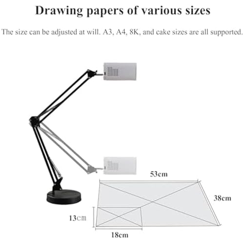 MiBoce Portable Drawing Projector Adjustable Focus, 1080P Resolution, Multi-Connection Options