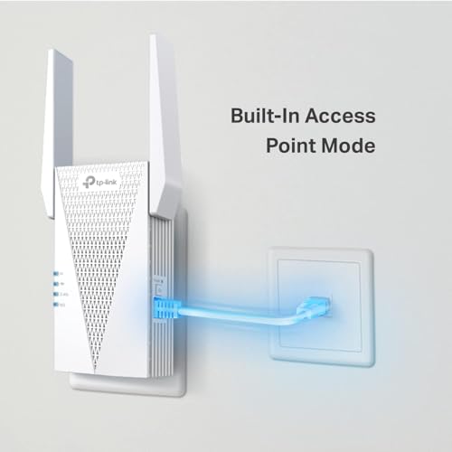 TP-Link WiFi Extender Dual-Band RE715X 3000Mbps RJ45 2400ft Wireless Repeater
