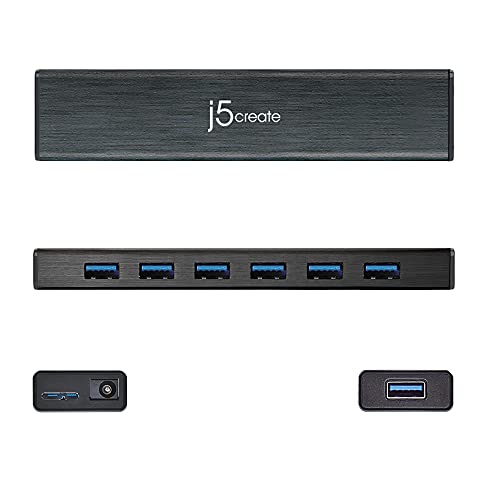 j5create 7-Port Powered USB 3.0 Hub Model JUH377
