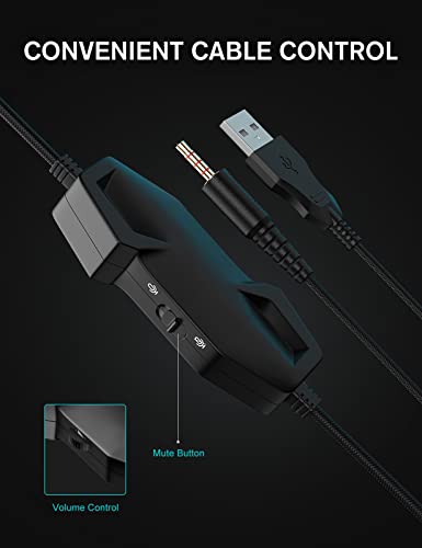 ZIUMIER Over-Ear Headset Z20 Wired with Noise Cancelling Microphone