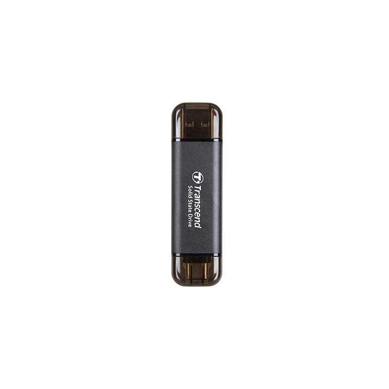 Transcend 256GB TS256GESD310C External SSD, 256GB Storage Capacity, 1050MB/s Read Speed, USB 3.0 Interface, Portable Solid State Drive