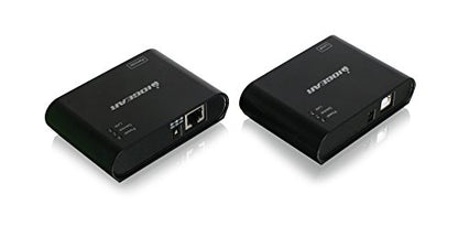 IOGEAR USB 2.0 4 Port USB Extender GUCE64 480Mbps Cat5 Cat5e Cat6 Ethernet