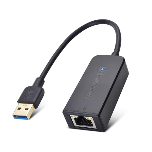 Cable Matters 1 Pack FBA_202013-BLACK USB 3.0 to Gigabit Ethernet Adapter EIA 802.3 1 Gbps Network Adapter