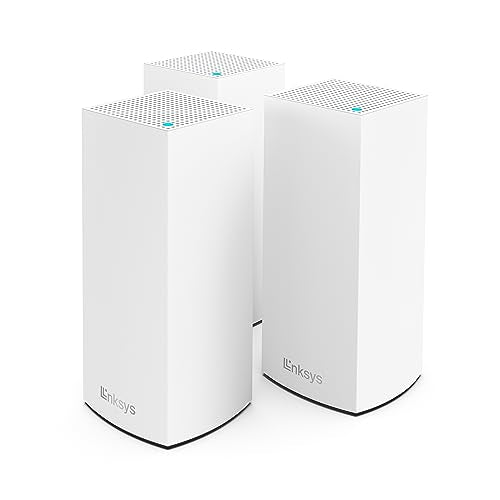Linksys Atlas WiFi 6 Router Home WiFi Mesh System, Dual-Band, 6,000 Sq. ft Coverage, 802.11ax, 3,000 Mbps - MX20MS3