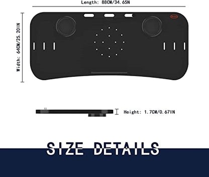 Qsxou 34.65" x 25.2" Model 1 Workstation Tray Desk Attachment for Treadmills