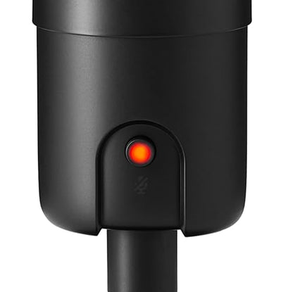 Amazon Basics USB Condenser Microphone AMZ-S6524A, Unidirectional, 75 Decibels, 20 Hz - 20 kHz, Black