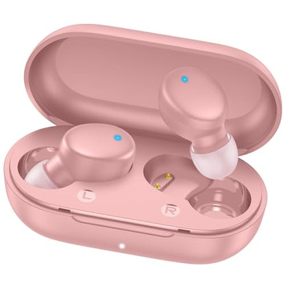 MOZOTER S8 Wireless Earbuds Bluetooth 5.3 Lightweight Ergonomic In-Ear Headphones