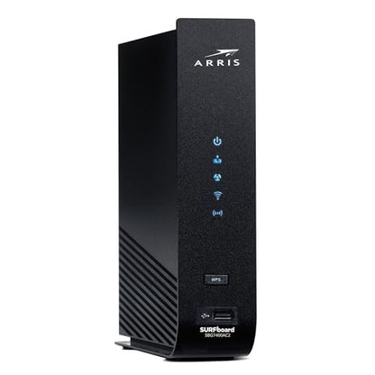 ARRIS SBG7400AC2 Cable Modem & Wi-Fi Router - DOCSIS 3.0, AC2350, Up to 960 Mbps, 4 Ports, Black