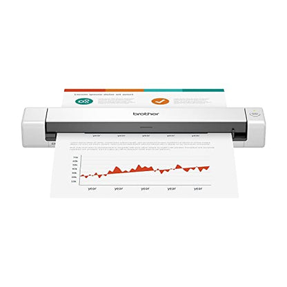 Brother 1.99"D x 11.9"W x 1.45"H Compact DS-640 Mobile Scanner 300 DPI