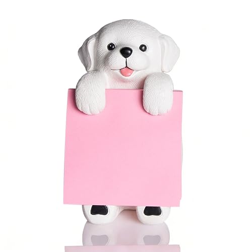 HORTIX 3.54 x 2.76 x 4.92 Dog Note Holder-black and white Dog note holder-000