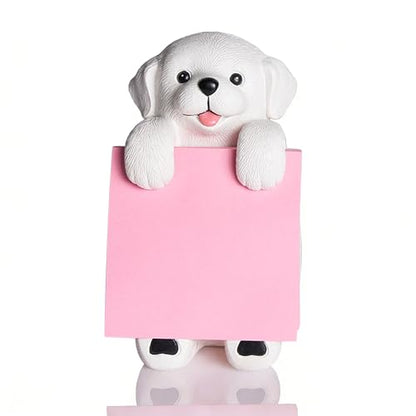 HORTIX 3.54 x 2.76 x 4.92 Dog Note Holder-black and white Dog note holder-000