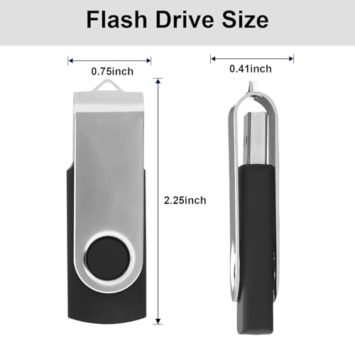 IMEASON 16GB USB 2.0 Flash Drive YMSFD01 Black
