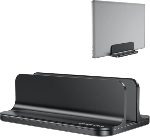 OMOTON Adjustable Vertical Laptop Stand OM-Vertical Laptop Stand Black