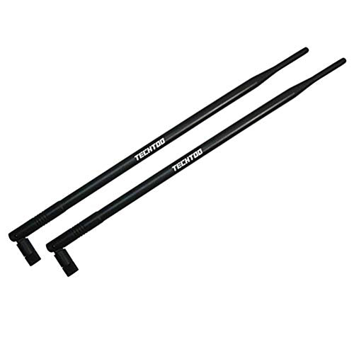 TECHTOO 9dBi Omni WiFi Antenna with RP-SMA Connector for 2.4GHz Wireless Devices