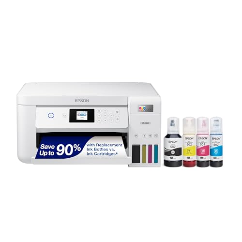 Epson EcoTank ET-2850 4800x1200 Inkjet Color Printer 10.5ppm All-in-One