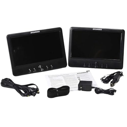Sylvania 10.1" Dual Screen Portable DVD Player SDVD1082