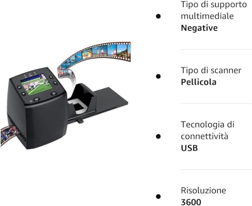DIGITNOW 135 Film Negative Scanner USB 1800DPI Film Scanner