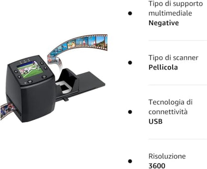 DIGITNOW 135 Film Negative Scanner USB 1800DPI Film Scanner