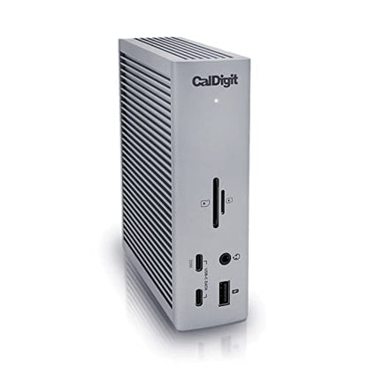 CalDigit 18-Port TS4 Thunderbolt 4 Dock, 98W Power Delivery, 3x Thunderbolt 4 Ports, 8x USB (10Gb/s), 2.5GbE Ethernet, Dual 8K Display Support, Space Gray