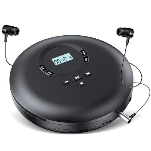 Gueray Portable CD Player 2402 2 Channel Auxiliary Audio CD Player