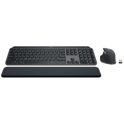 Logitech 2.0 Count 920-011889 Optical Bluetooth Rechargeable Mouse and Keyboard With 8000 DPI Compatibility
