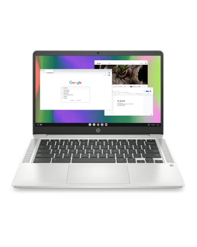 HP 14a-na0226nr 14" Chromebook Laptop 1366 x 768 Intel Celeron N4120 4 GB DDR4 64 GB eMMC