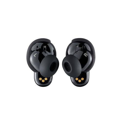 Bose Black 896637-0010 Wireless Noise Cancelling Earbuds with 6 Hours Battery Life and Bluetooth 5.3 Connectivity