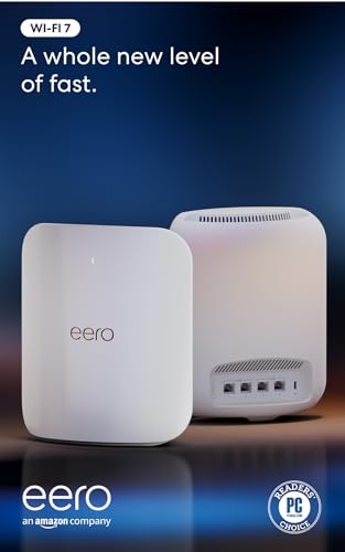 Amazon eero Max 7 Mesh Wi-Fi System 10Gbps 5000sqft 2-Pack