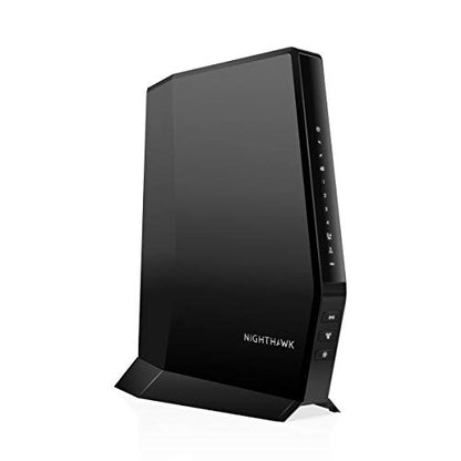 NETGEAR CAX30-100NAS Dual-Band Cable Modem Router Combo - 1 Gbps - Wi-Fi 6 - 3 Ports - Black