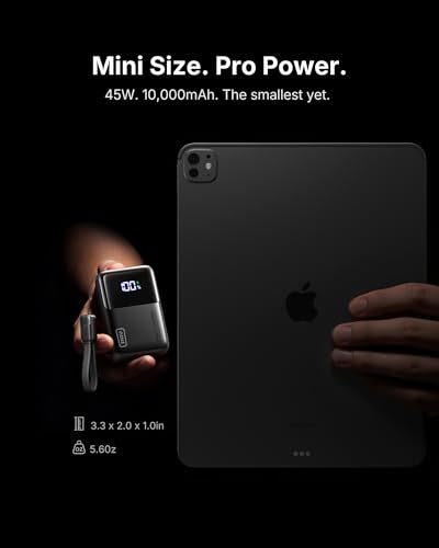 INIU 10000mAh Portable Charger P50 USB Type C & A Fast Charging