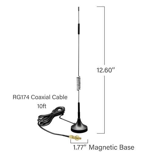 Rydocyee 5G Antenna External Antenna 5G310SMATS9 Tri-Band 2 Pack
