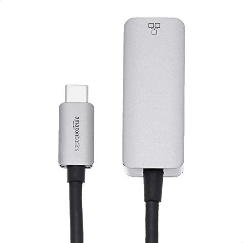 Amazon Basics 2 Port RJ45 Gigabit Ethernet Adapter No Plug UTC-GE-AL