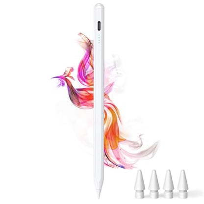DOGAIN White Stylus Pen for iPad A16 11th/10th/9th/8th/7th/6th Pro 12.9"/11" Air 3/4/5 Mini 6/5 Models