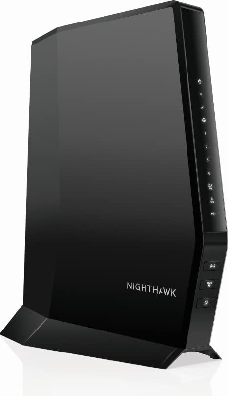 NETGEAR Nighthawk WiFi 6 Cable Modem Router CAX30-100NAR DOCSIS 3.1 AX2700 Dual-Band